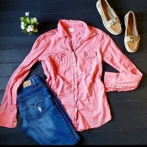 ⚘J.crew Lightweight Shirt 100% cotton